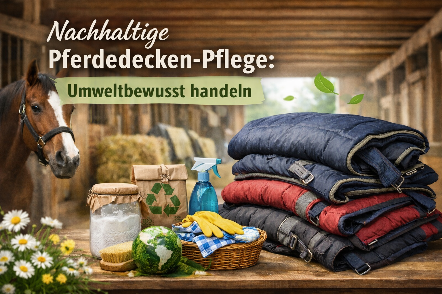 Nachhaltige Pferdedecken-Pflege: Umweltbewusst handeln